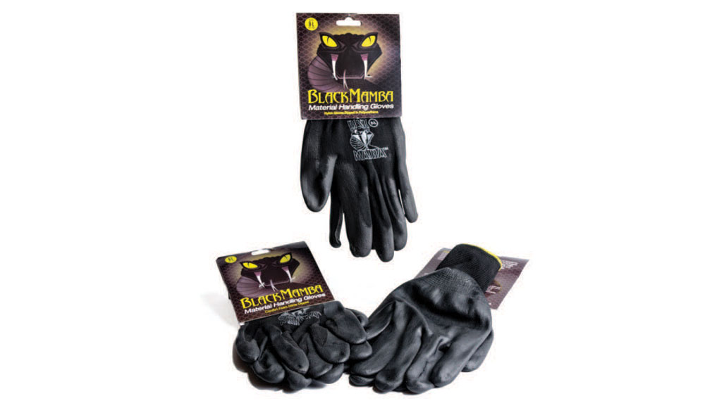 POLYURETHANE COATED Black Mamba GLOVES